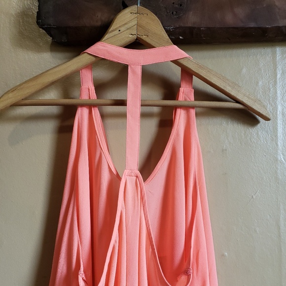 NWT Elan Coral Flowy Racerback Top Size Small - Picture 3 of 6